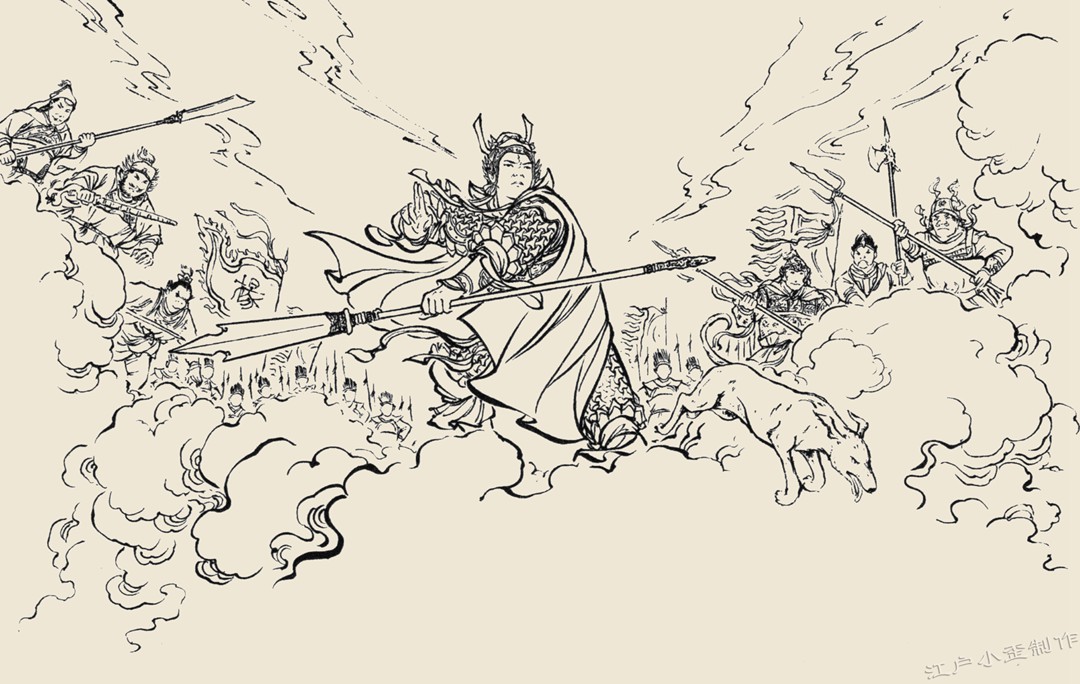 灌江口二郎显圣真君和二郎神杨戬,杨戬和灌江口二郎神