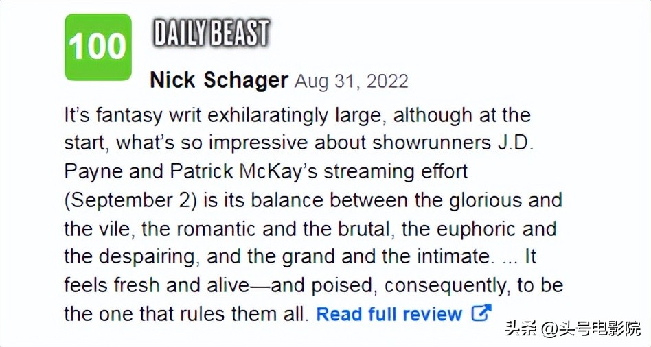 指环王最新剧集,史上最贵美剧指环王