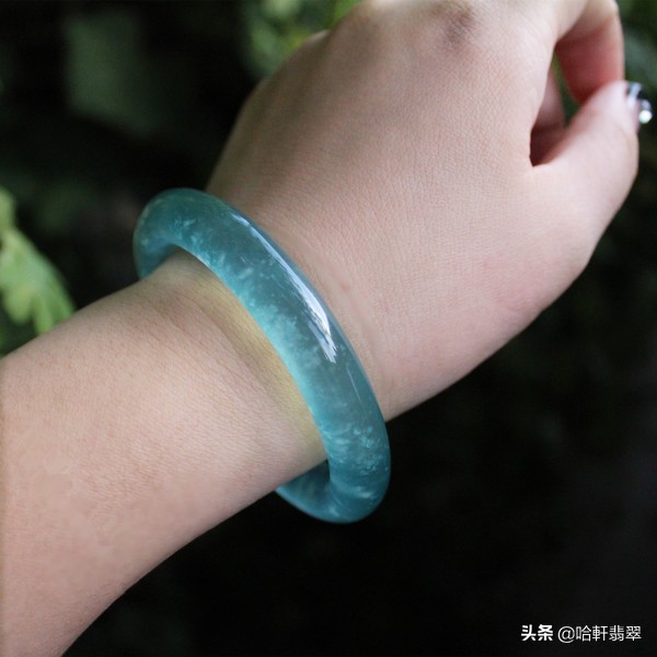 翡翠蓝色妖姬,翡翠原石蓝色妖姬