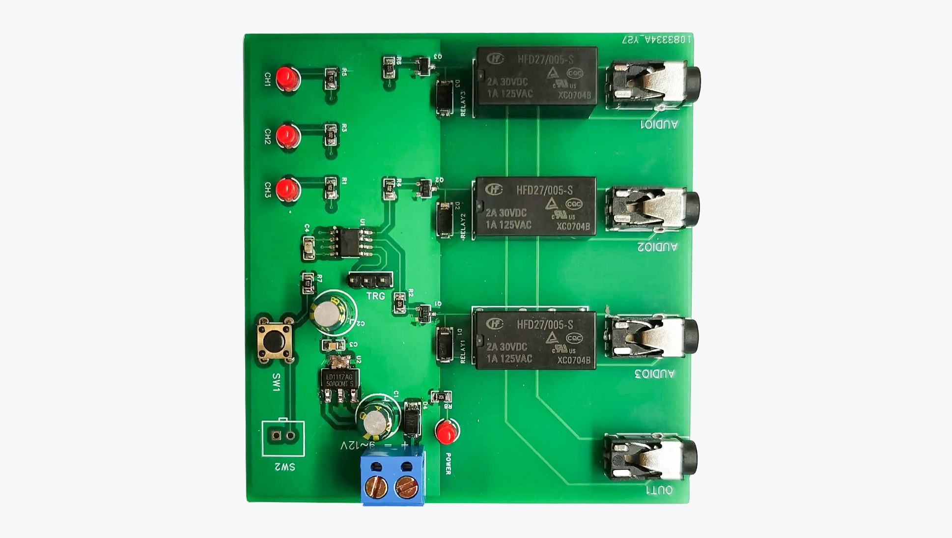 三路音箱功放机,三合一音频切换器