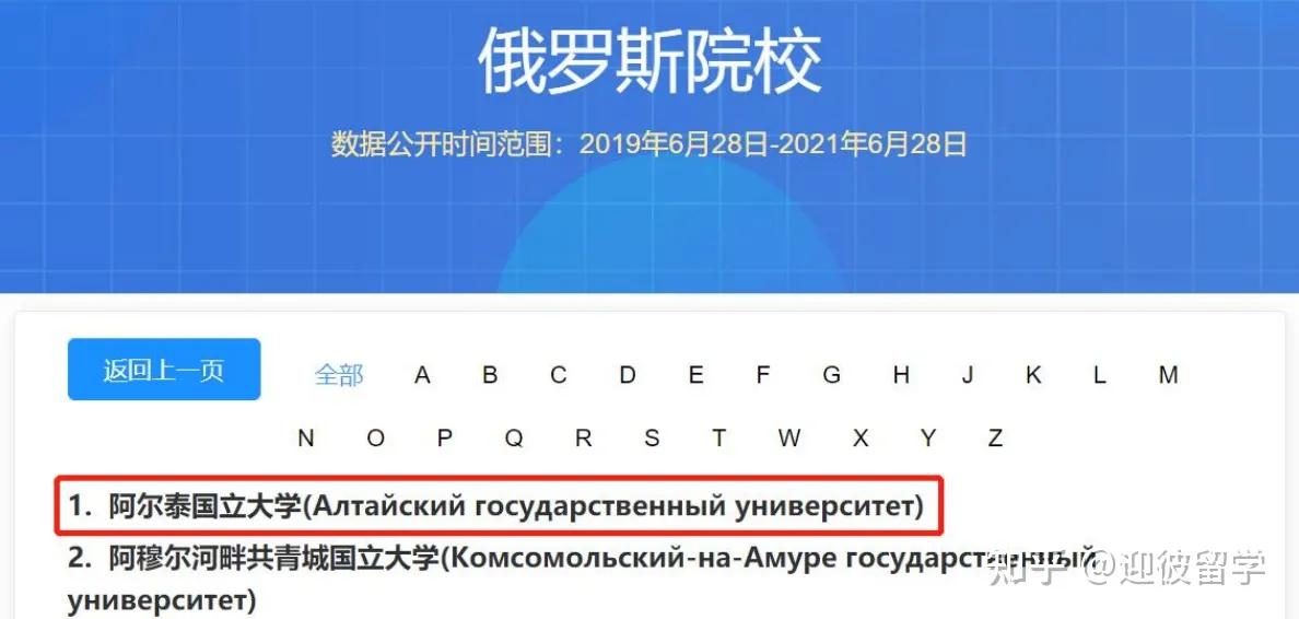 俄罗斯留学：阿尔泰国立大学寒暑假授课硕士专业介绍