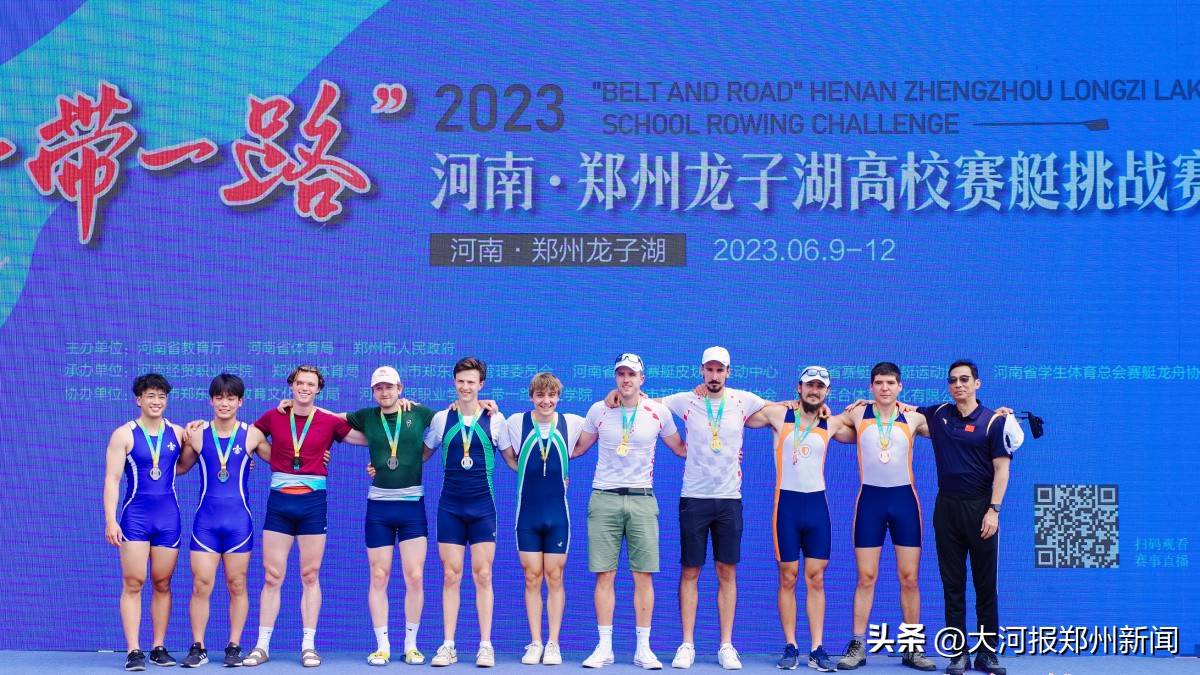 龙子湖高校赛艇挑战赛,赛艇队在龙子湖