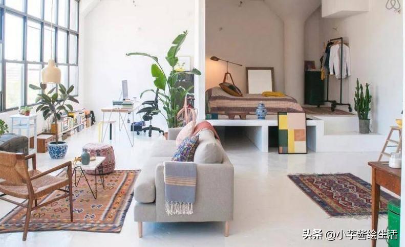 100平方小阳光房,慵懒风阳光房