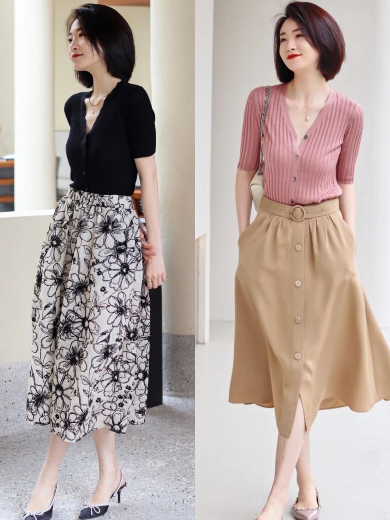 夏季穿衣高级感配色,夏季时尚短袖衣服好看