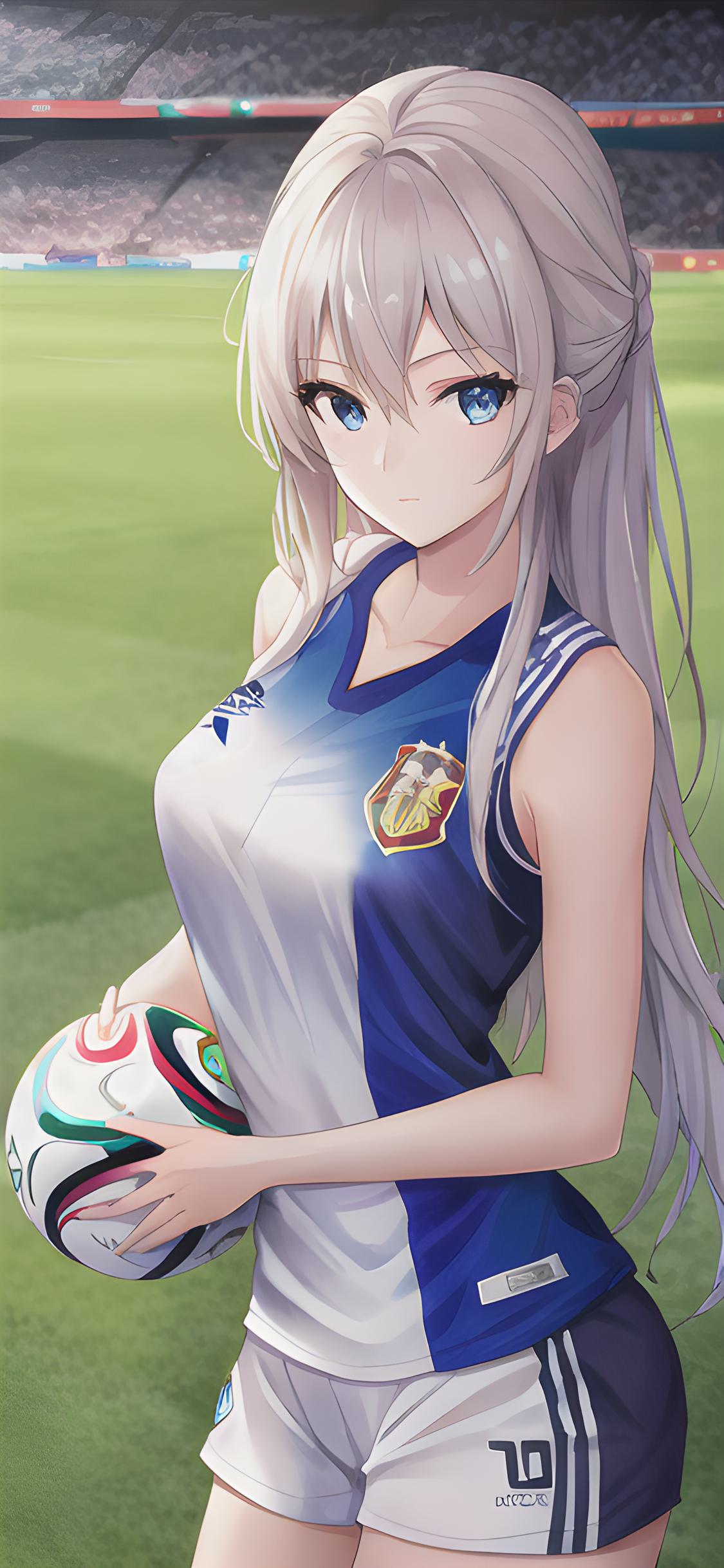 ai绘画萌新,ai画的足球运动员