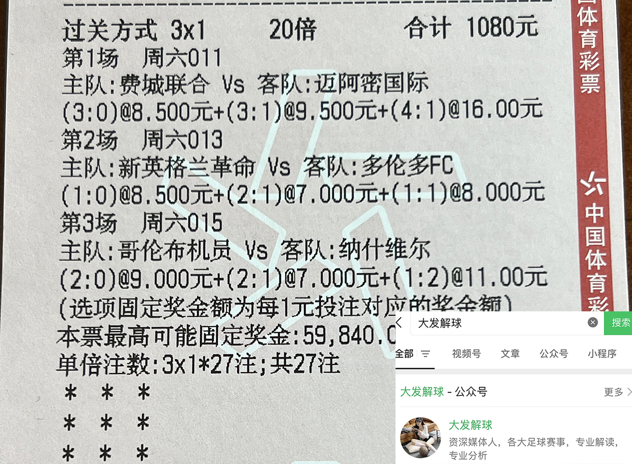 竞彩足球比分6场过关3场,足球竞彩023比分预测