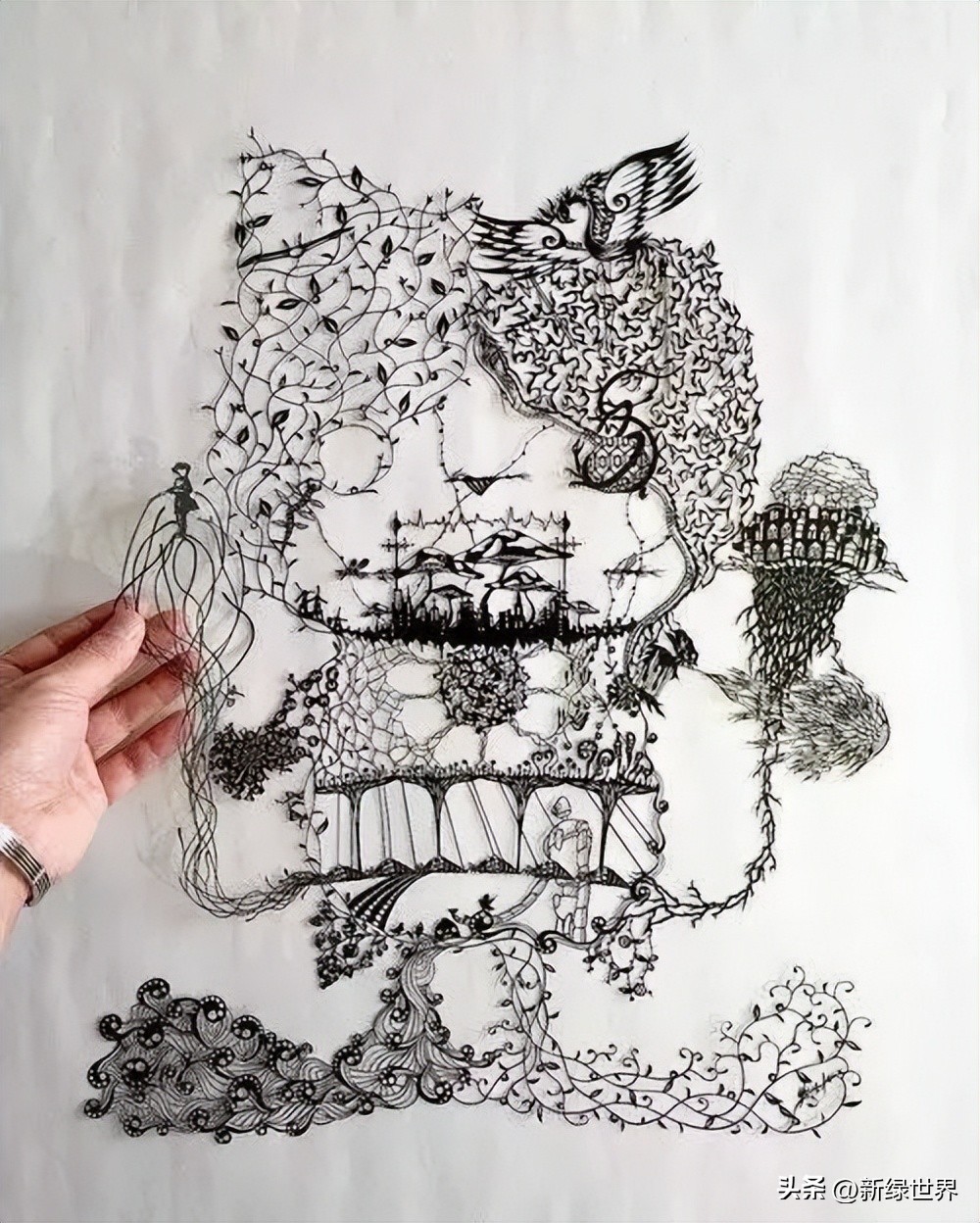 一组纸艺作品,令人惊艳的纸艺作品