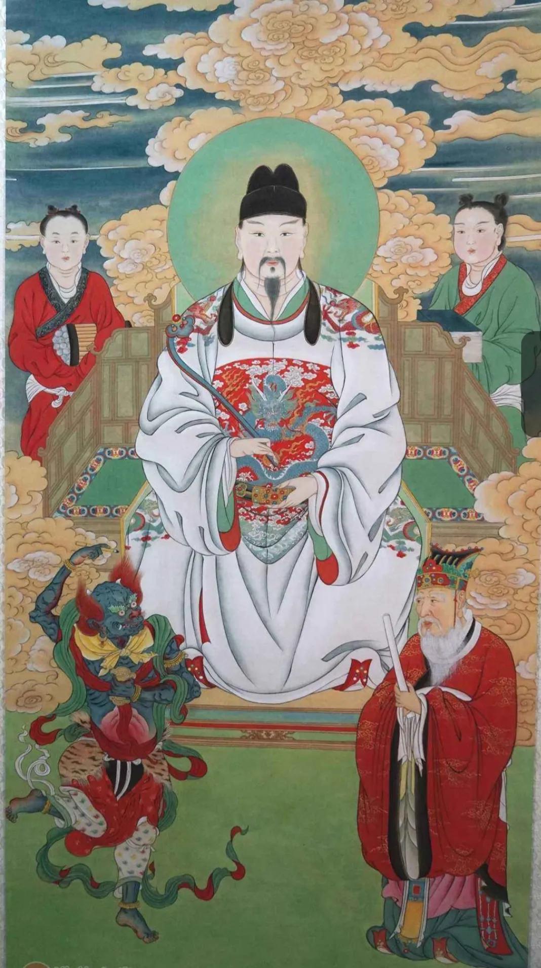 道教尊神六御西方,道教诸神掌管三界