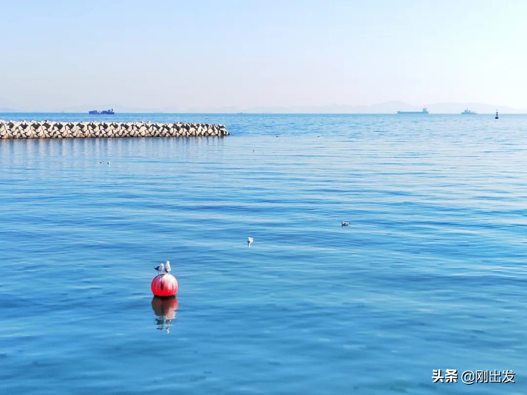 大连喷泉广场东港附近景点,大连东港音乐喷泉广场全景