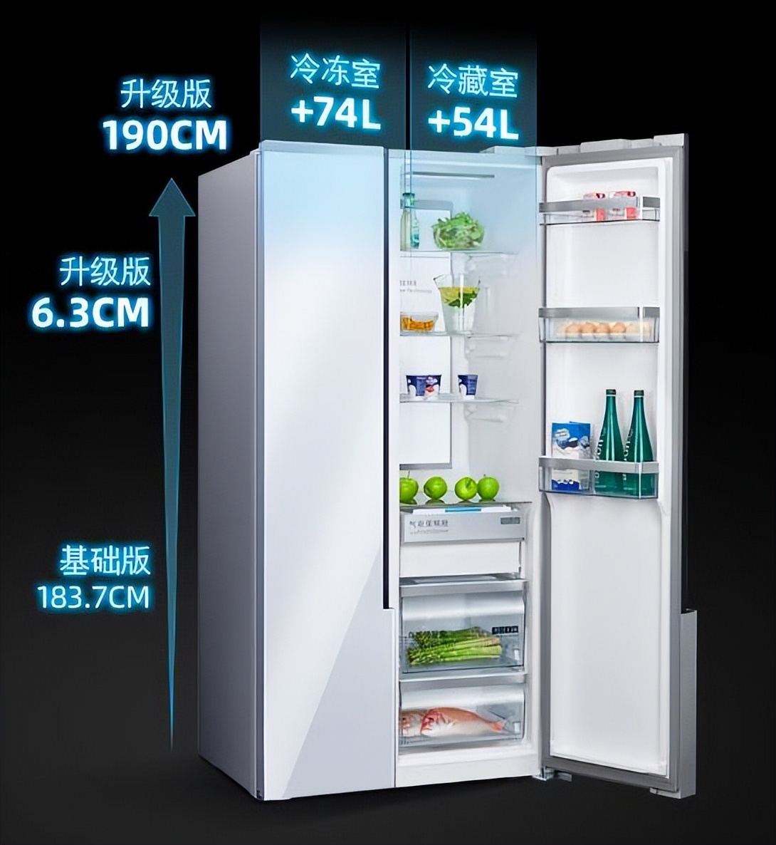 冰箱哪个牌子的冷冻空间大又好,冷冻比冷藏大的小型冰箱推荐