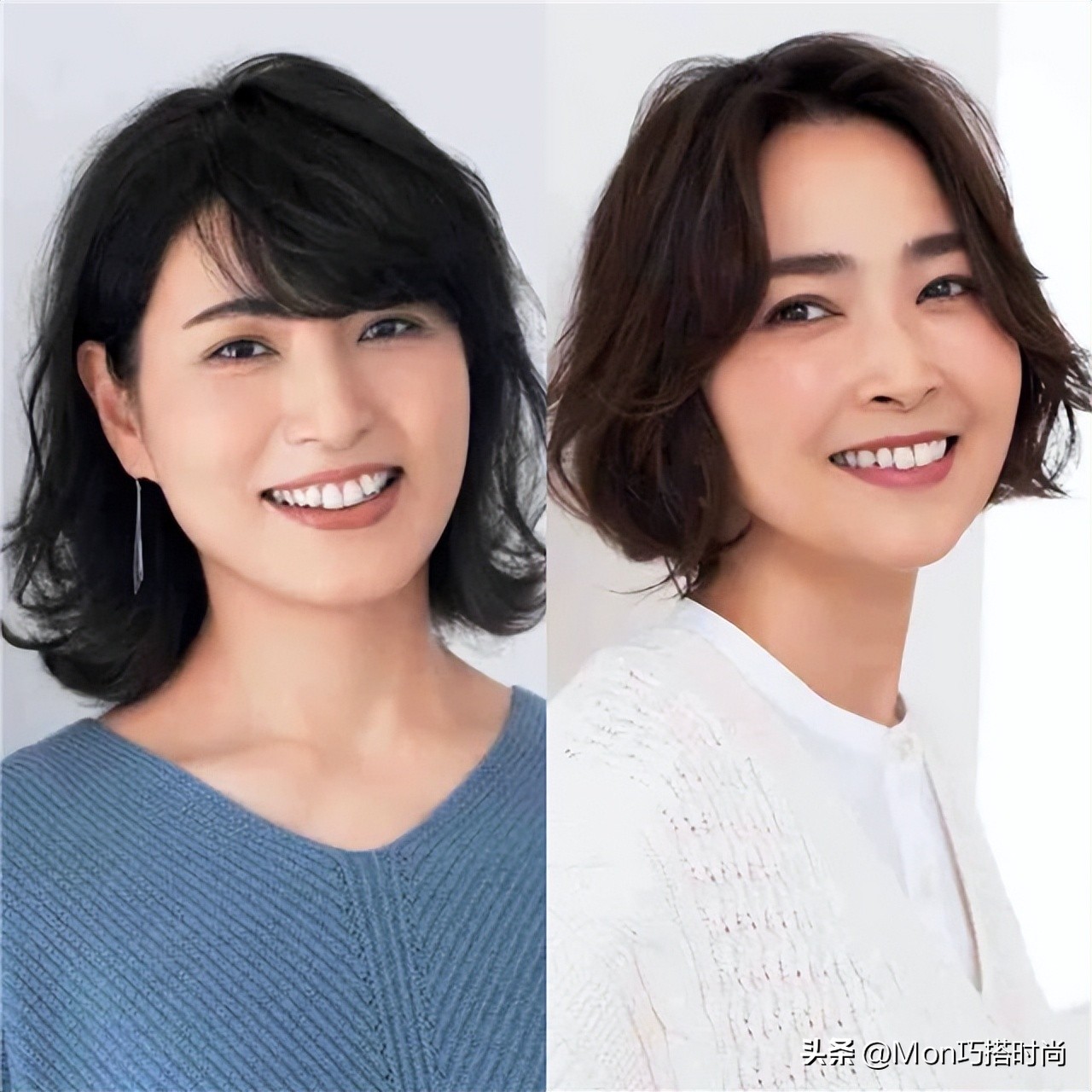 女人过了40岁就放弃黑长直吧！推荐这3种短发烫，洋气不说还减龄