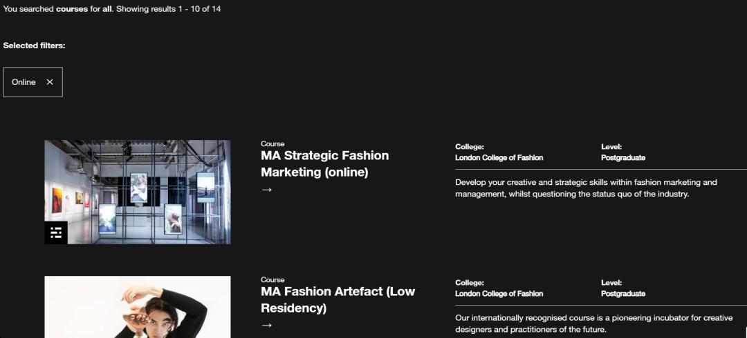 ual留学学制,ual免费课程