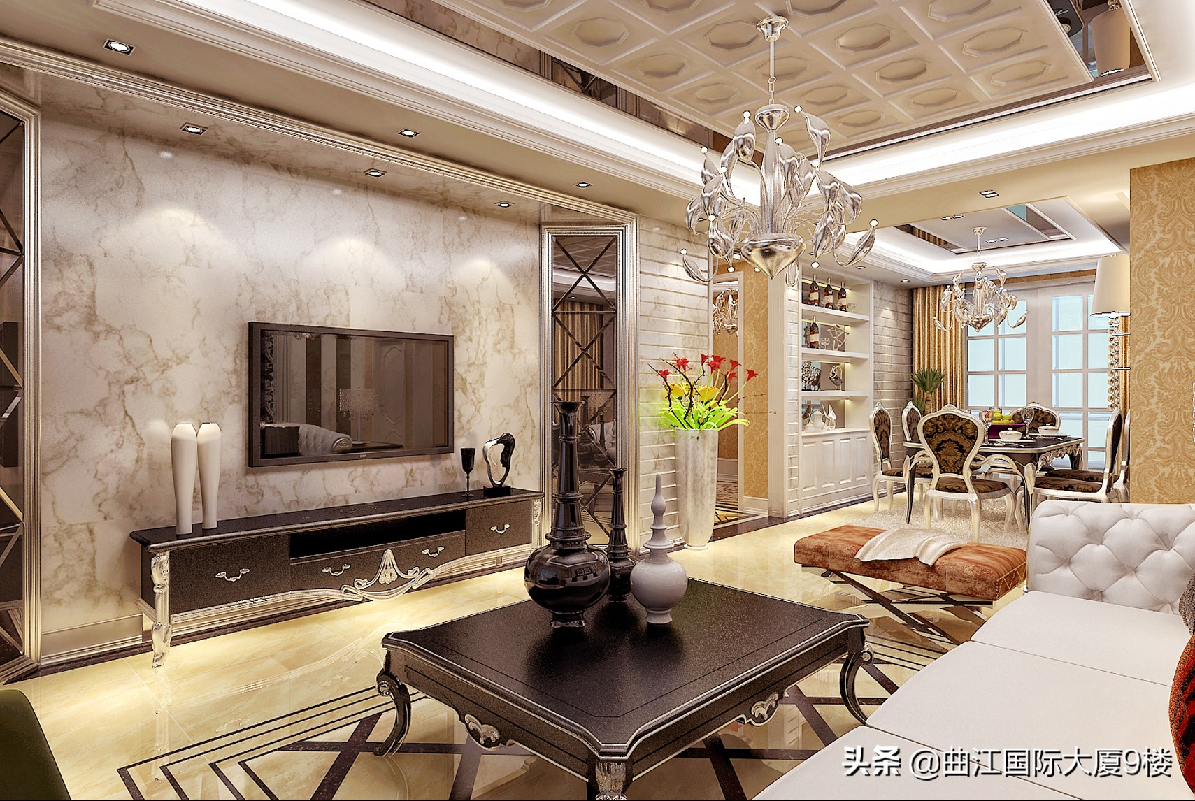 曲江六号176欧式效果设计