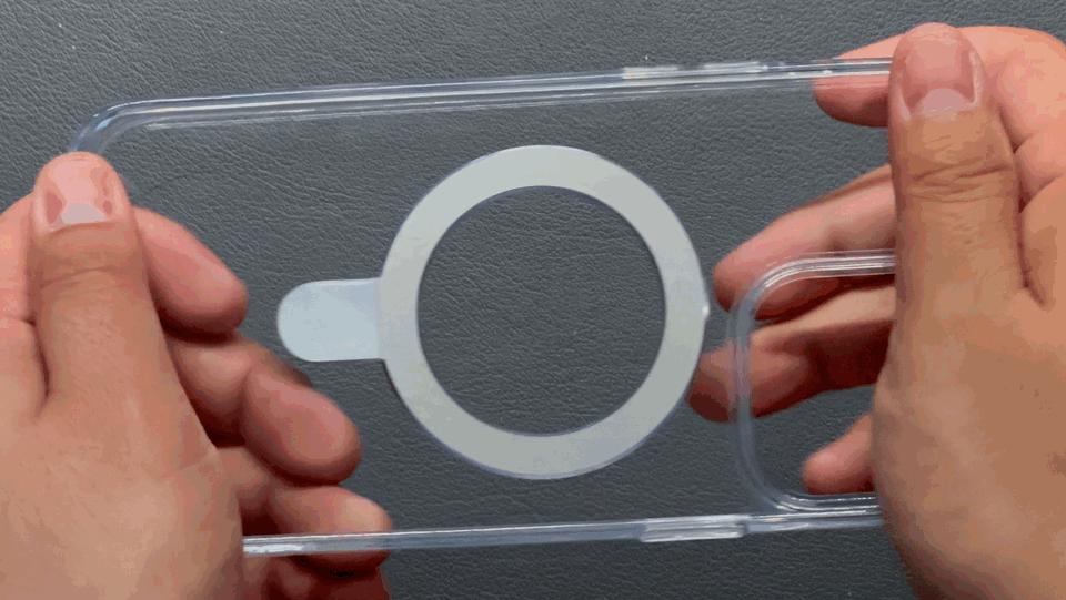 磁吸手机壳仿图拉斯,图拉斯全包磁吸透明手机壳测评