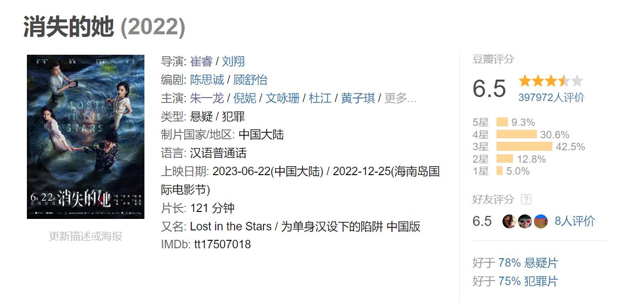 消失的她负面评论,消失的她评价烂片