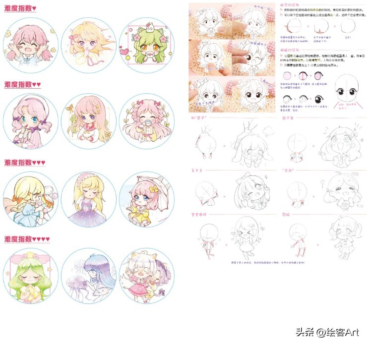 怎么画q版纸娃娃,画q萌版娃娃