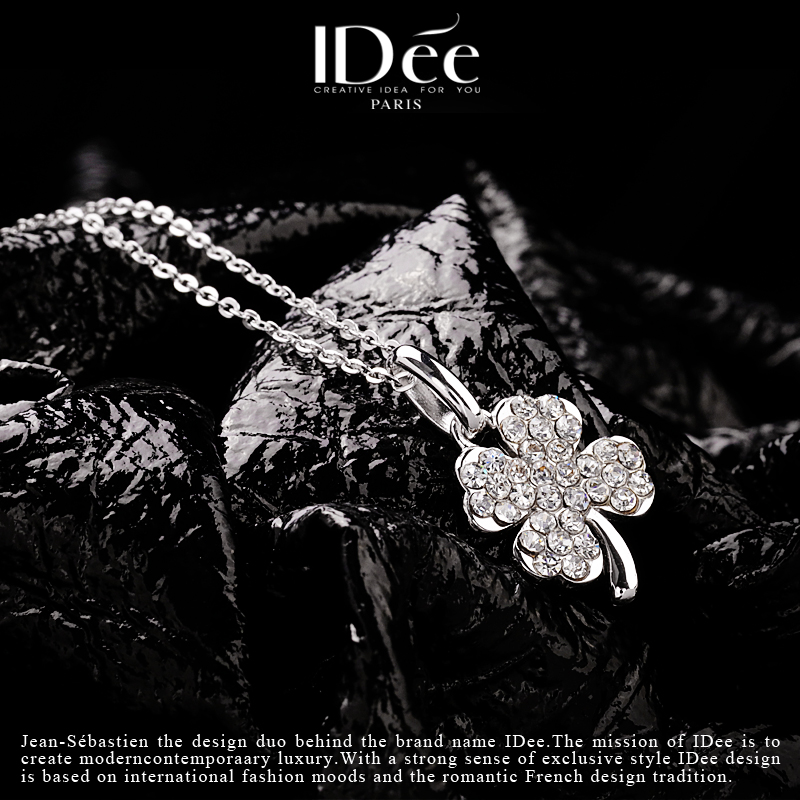 经典四叶草幸运草项链,四叶草得物绝美项链