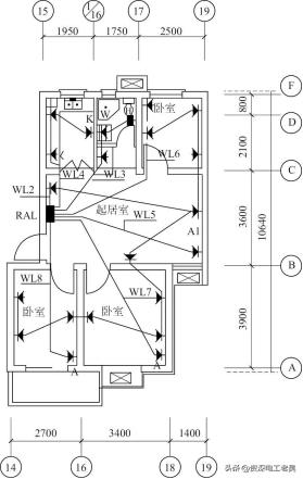 家用插座开关照明线路图,照明插座布线图讲解