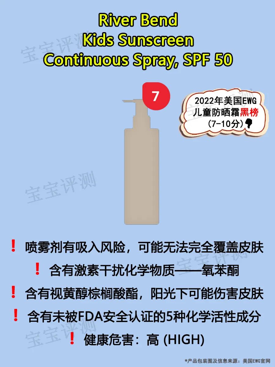 2021防晒霜儿童排名第一名,儿童防晒霜测评推荐spf50
