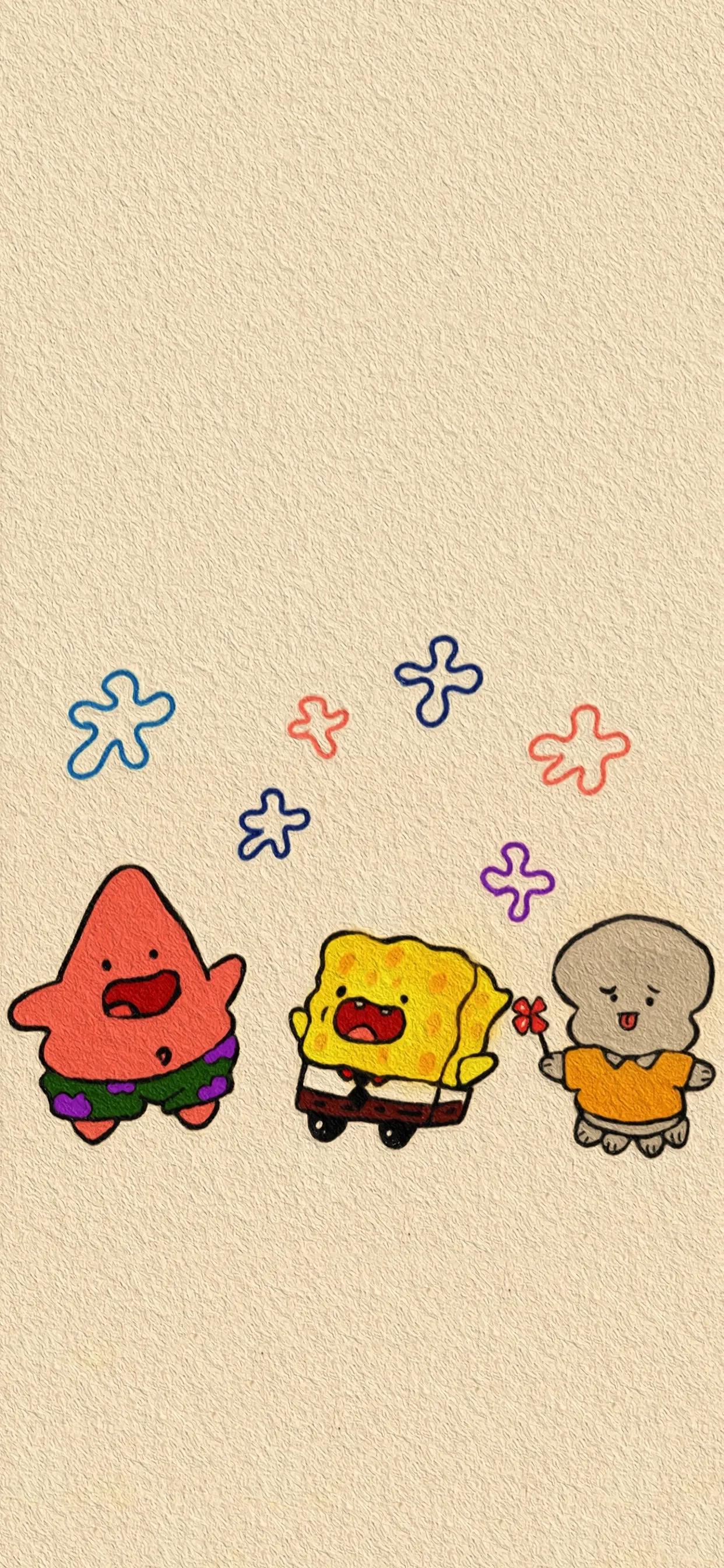 派大星和海绵宝宝图片壁纸,好看的壁纸海绵宝宝深色系