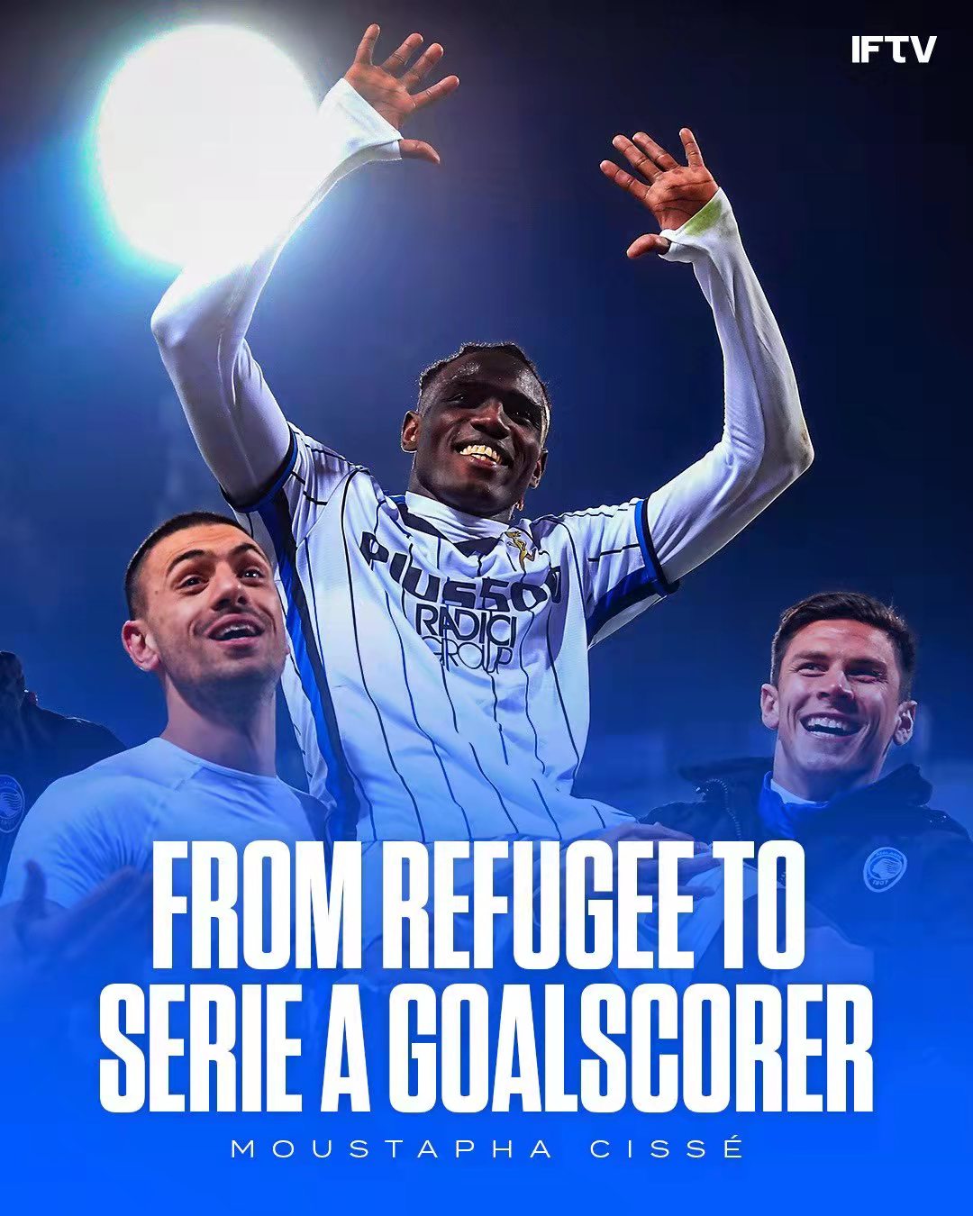 从非洲到意甲,来自第八级别难民队的新星告诉我们为什么热爱足球