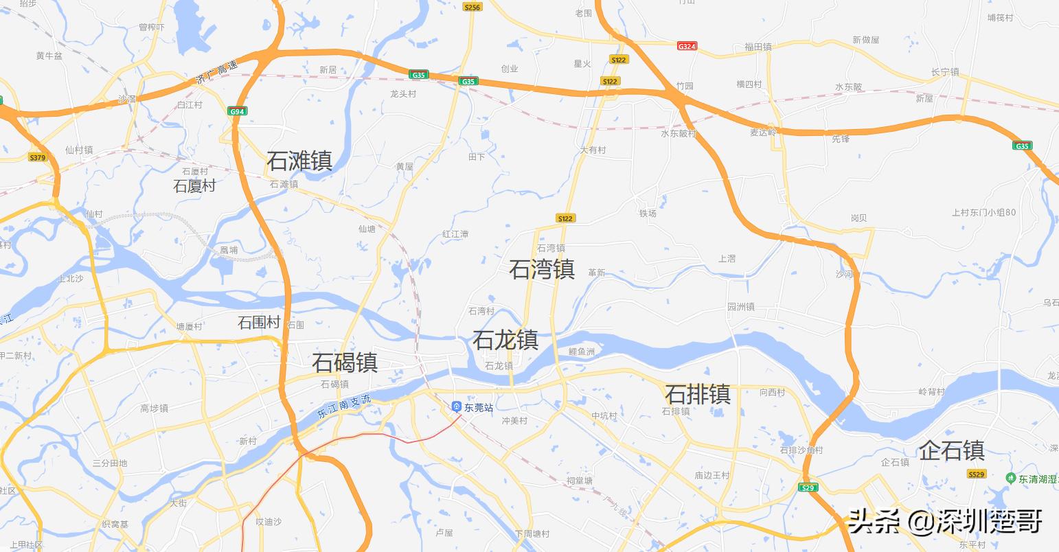 石碣石龙石排石滩石湾有什么关系,东莞石排有哪些地名