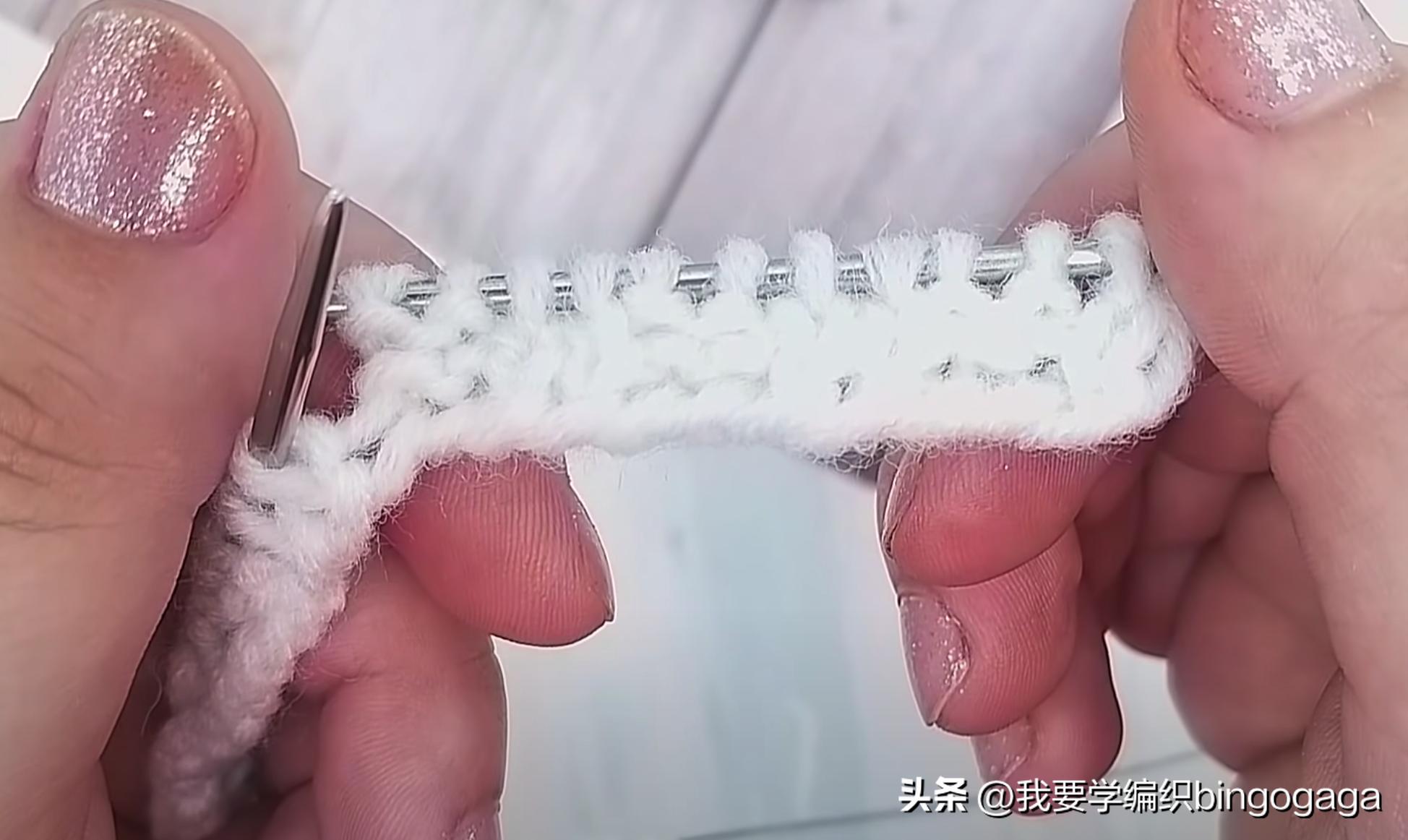 一片式毛线袜的织法,一片式织袜子