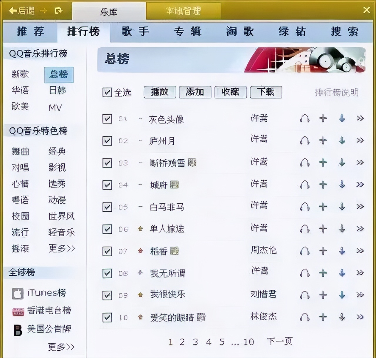 许嵩、汪苏泷、徐良｜曾经的“QQ音乐三巨头”，现在吊打网红歌手