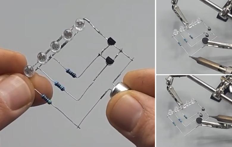 声控led灯改成常亮灯视频,led灯怎么能声控