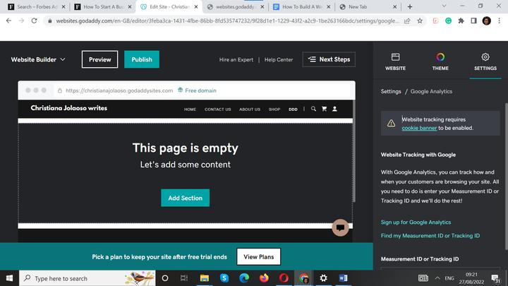 教你使用GoDaddy创建网站（保姆级教程）