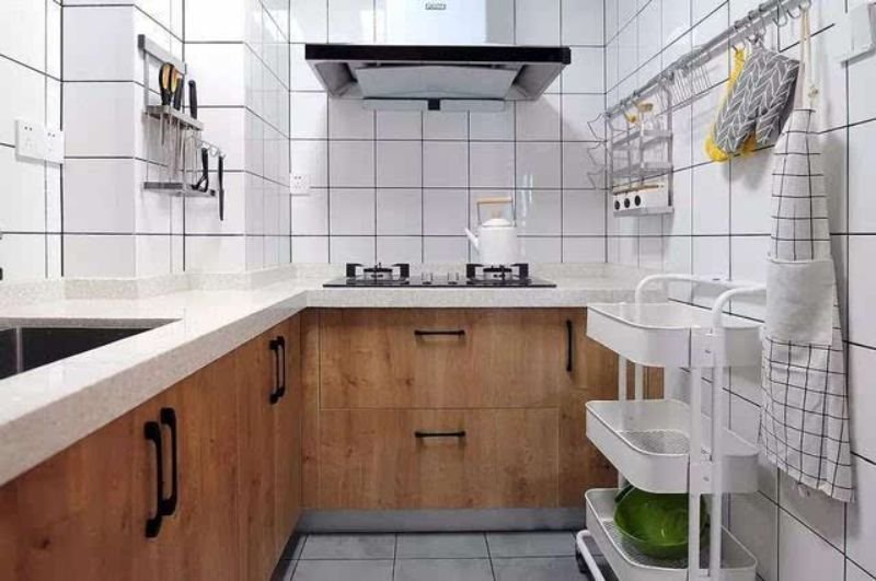 客厅整墙铁皮柜,80平米背景墙电视柜一体的效果图