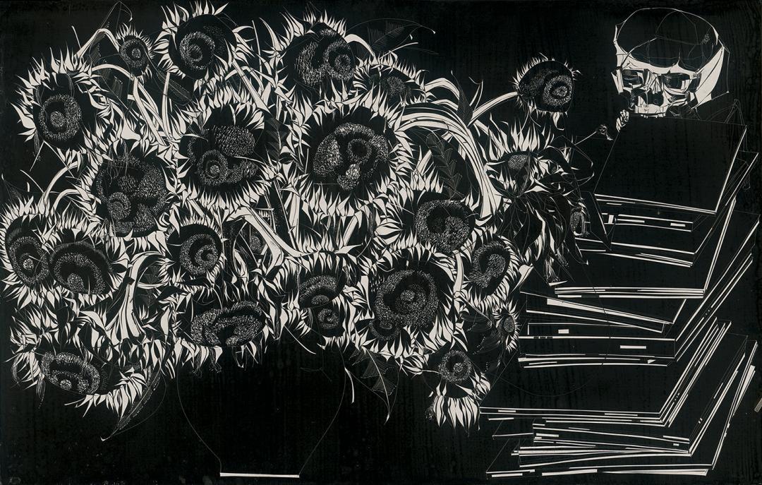 他坚持创作40年，刻出独一无二的黑白世界