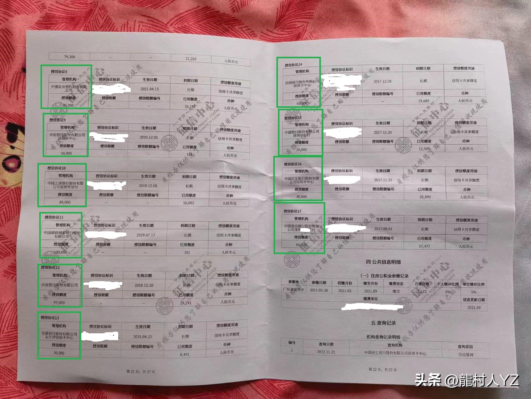 个人信用报告2023,信用报告展示近几年