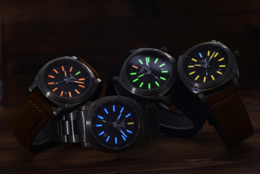 夜光最亮的石英氚气手表,氚气手表和夜光手表