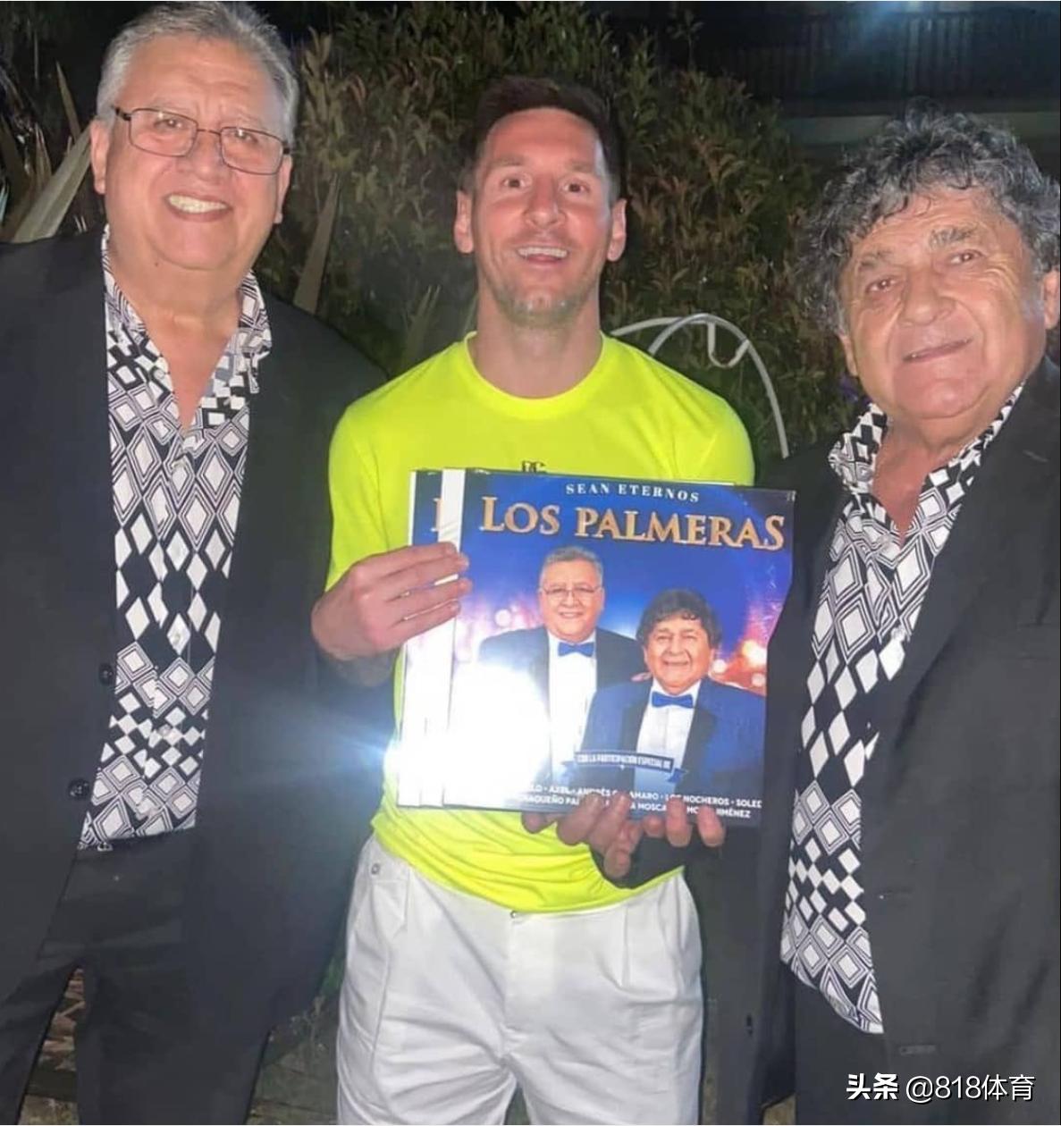 笑喷!梅西荧光绿参加派对搂爱妻跳舞,梅老板老年迪斯科安妞带不动