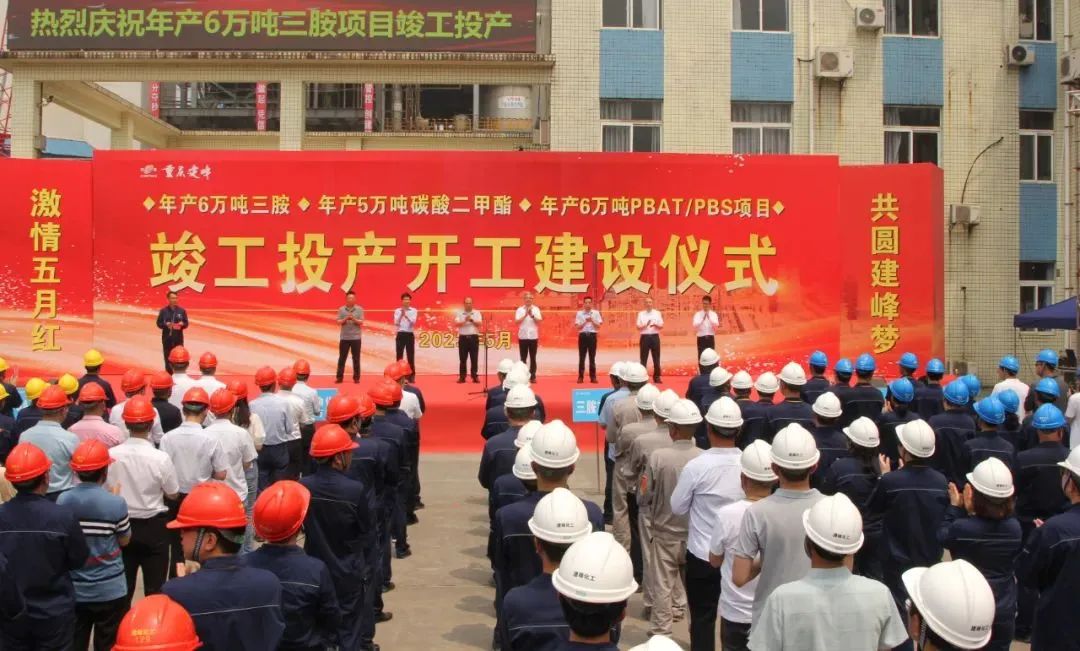 投资3.1亿元,年产5万吨碳酸二甲酯、6万吨PBAT/PBS项目开工