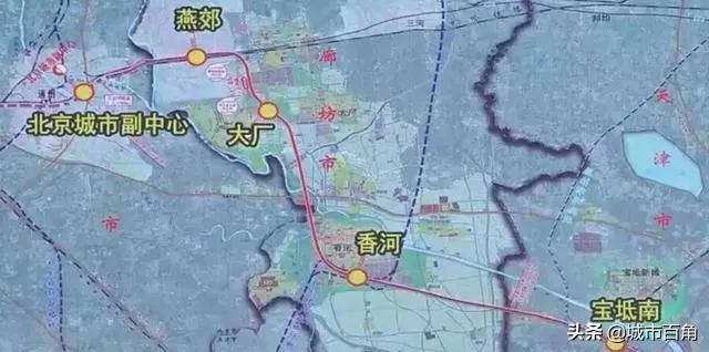 最新高铁线路图北京,北京新开2条高铁连接北三县