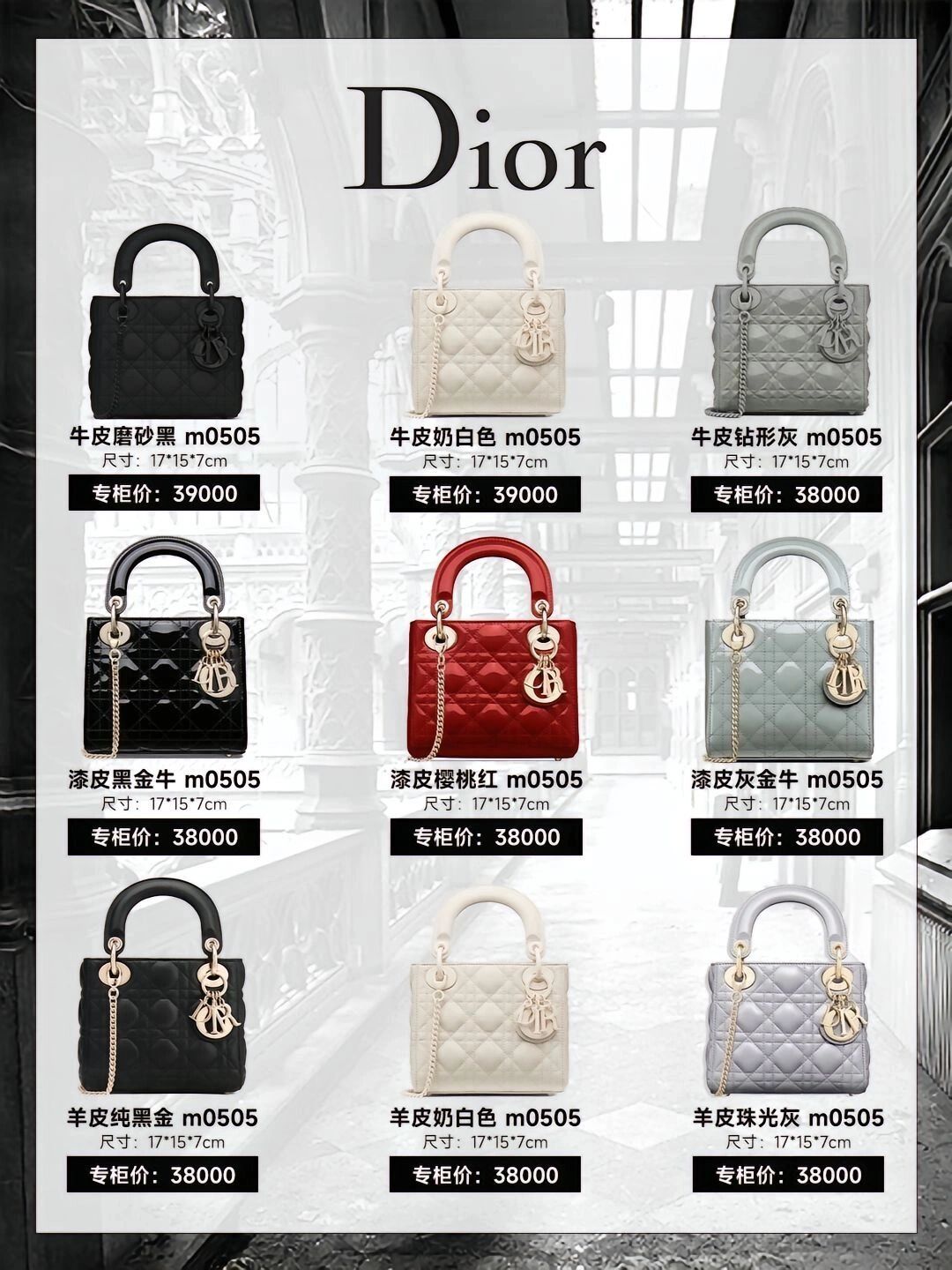 迪奥包包4格热卖色,迪奥2023包包新款三万多