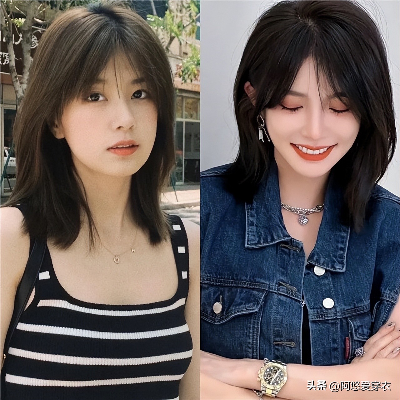 今年火了一款发型漫画锁骨发,2020年最流行的发型锁骨发圆脸