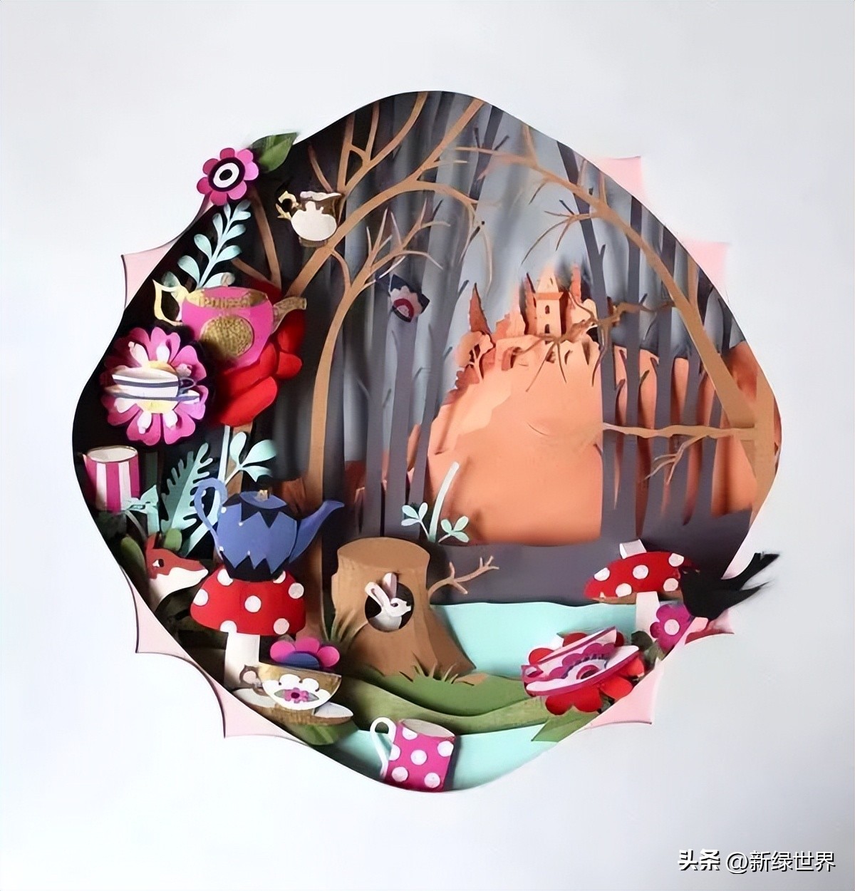 一组纸艺作品,令人惊艳的纸艺作品