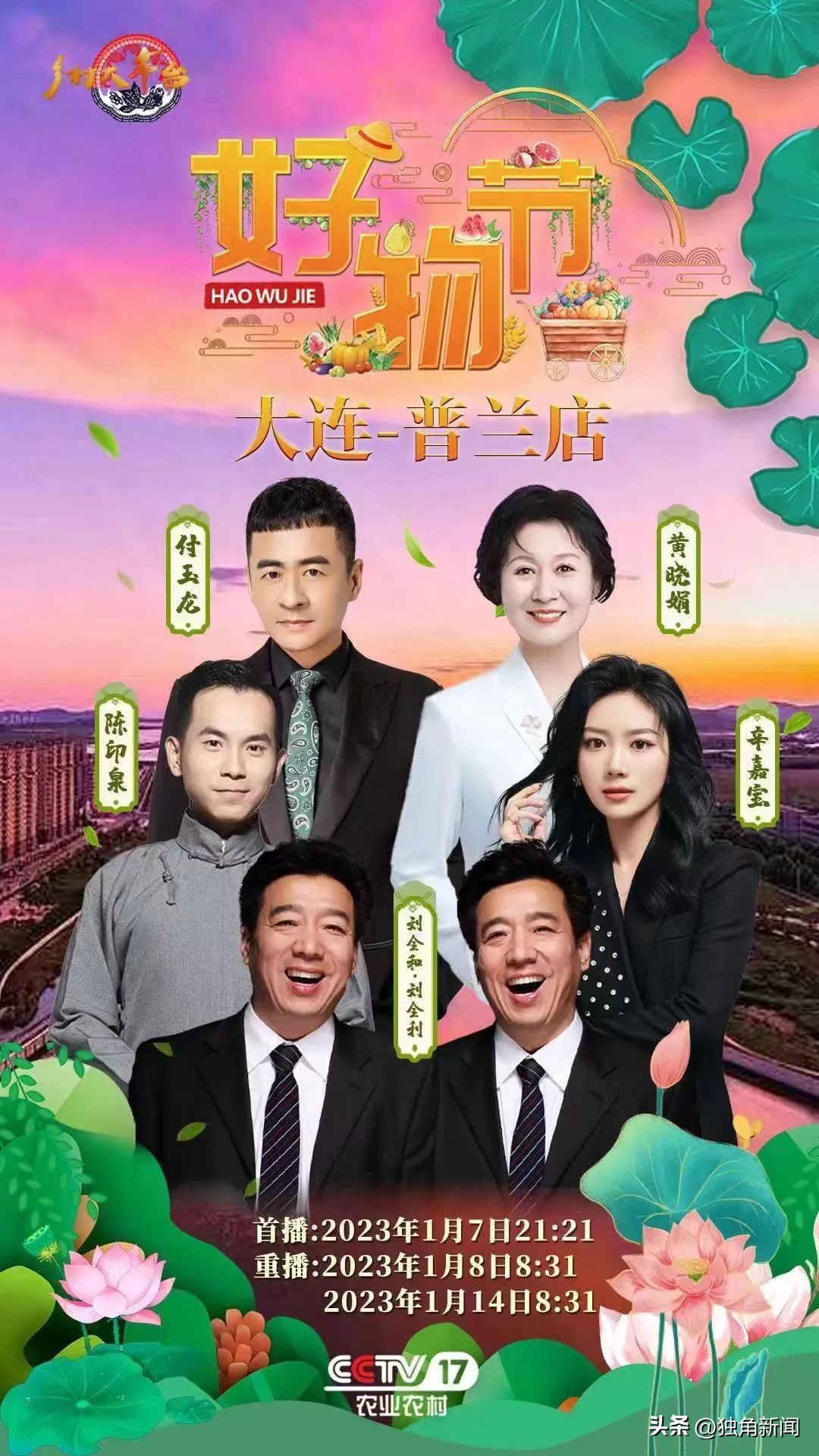 普兰店上央视,央视早间新闻大连