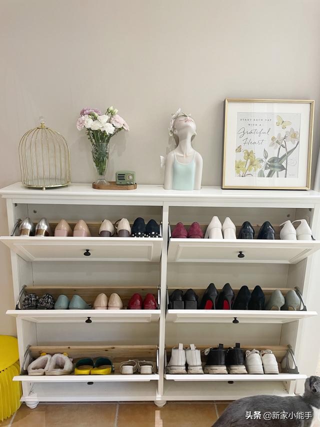 入户门鞋柜怎么设计不占空间,户型小的鞋柜怎么装修好看
