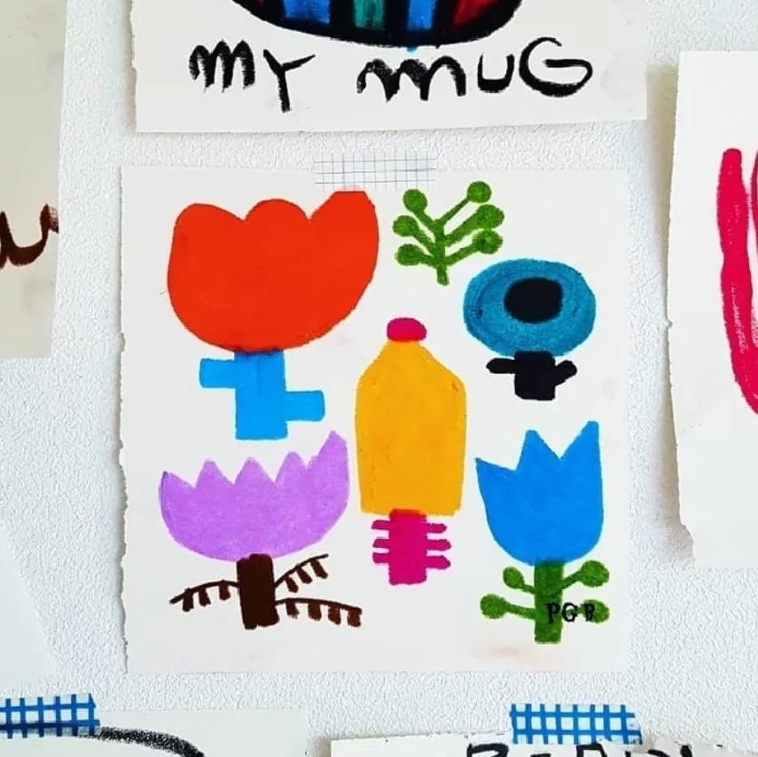 日本顶级插画师可爱的插画,韩国插画师光影小插画简约