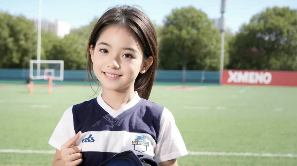 足球小宝贝图,可爱又漂亮的足球宝贝图片