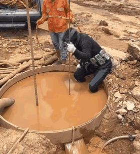 打桩机钻头掉了打捞不上来怎么办,打桩机钻头折了打捞为什么不抽水