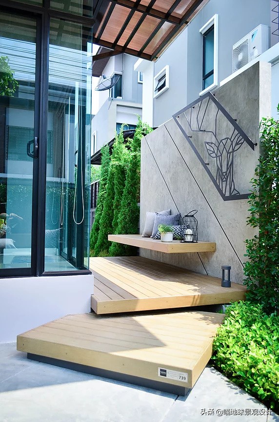 60平方别墅庭院效果图大全,60款优秀的别墅庭院创意背景景墙