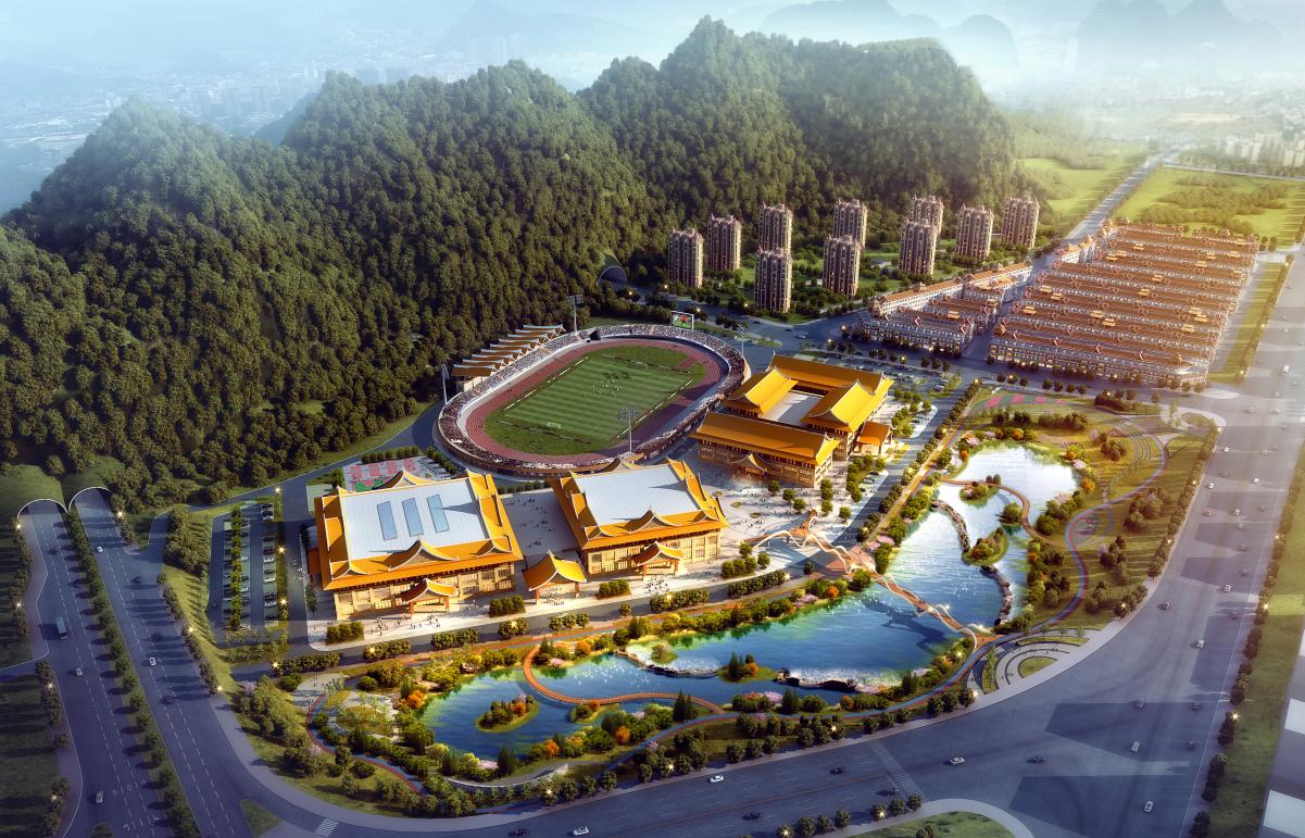 惟亚蒂又一电视转播级别灯光项目即将竣工：凭祥文化体育中心！