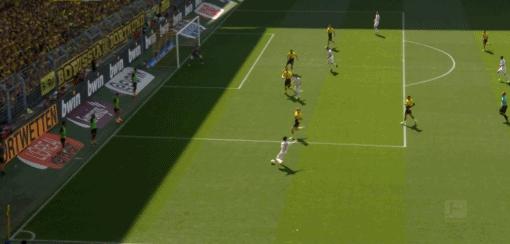 德甲多特2-1击败不莱梅,拜仁4-0胜多特罗伊斯射门