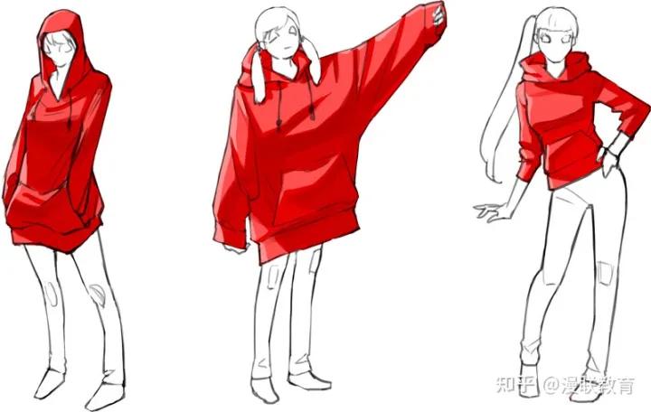 怎么画中性服装,服装怎么画简单又好上色