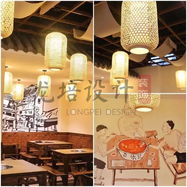 武汉餐厅装修价格,钢管厂五区小郡肝串串香装修风格